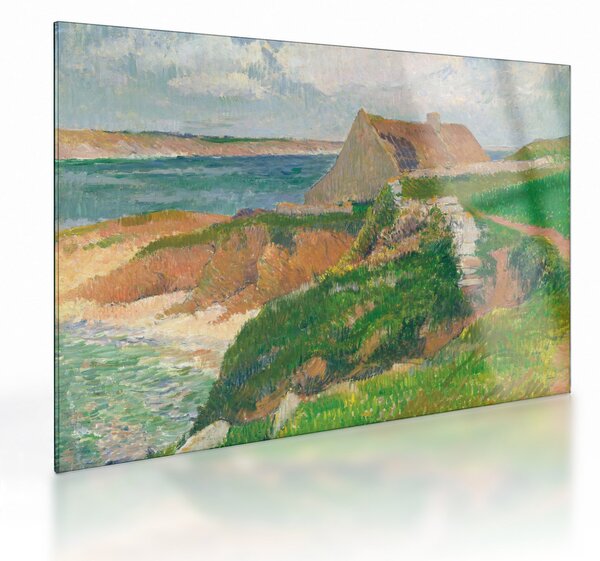 Üveg kép - Henri Moret, The Island of Raguenez, Brittany, reprodukciók (70x50 cm)