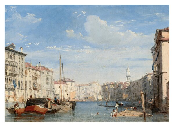 Üveg kép - Richard Parkes Bonington, The Grand Canal, reprodukciók (70x50 cm)