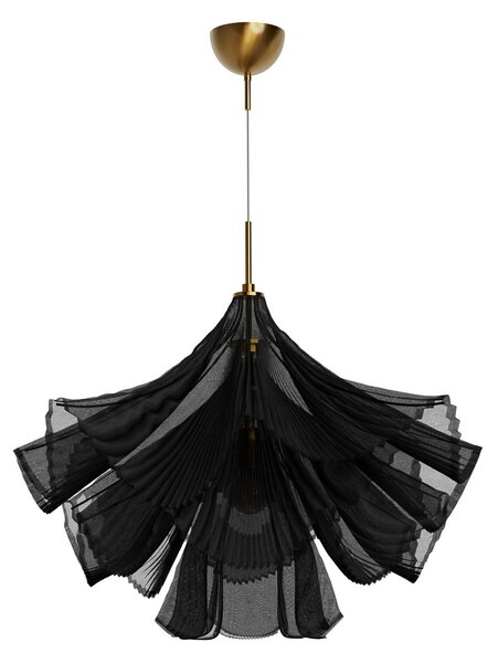Függőlámpa By Rydéns, Juliette, dimmable, Fekete, Étkező, Fém, Dizájn