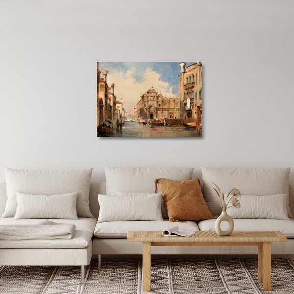 Üveg kép - Jules-Romain Joyant, The Scuola di San Marco, Venice, reprodukciók (70x50 cm)