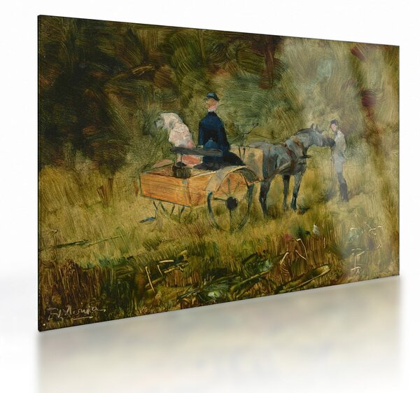 Üveg kép - Henri de Toulouse-Lautrec, The Trap, reprodukciók (70x50 cm)
