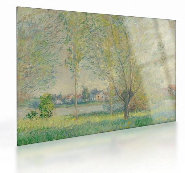 Üveg kép - Claude Monet, The Willows, reprodukciók (70x50 cm)