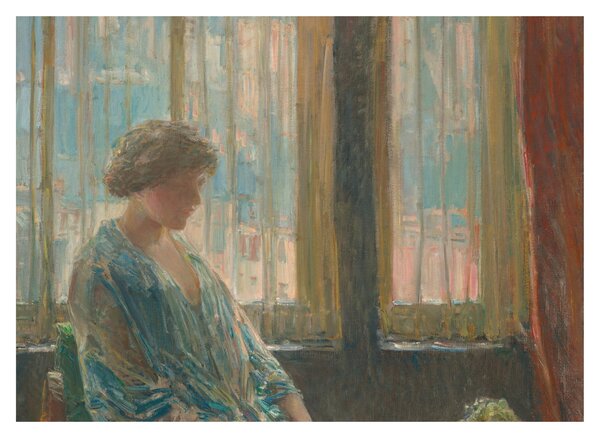 Üveg kép - Childe Hassam, The New York Window, reprodukciók (70x50 cm)
