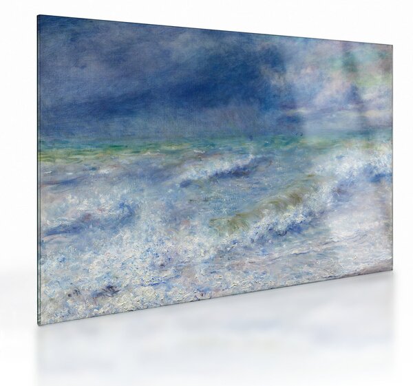 Üveg kép - Pierre-Auguste Renoir, Seascape, reprodukciók (70x50 cm)