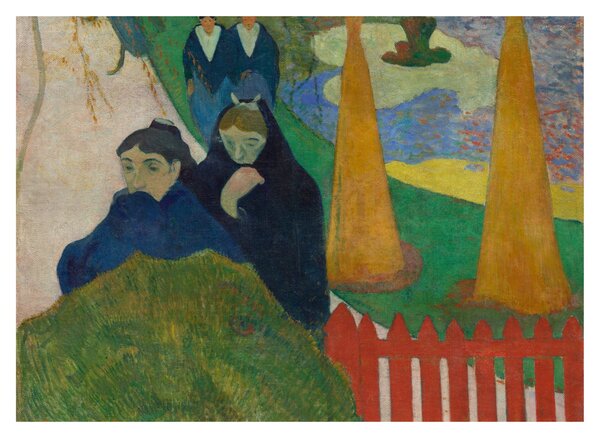 Üveg kép - Paul Gauguin, Arlésiennes (Mistral) , reprodukciók (70x50 cm)