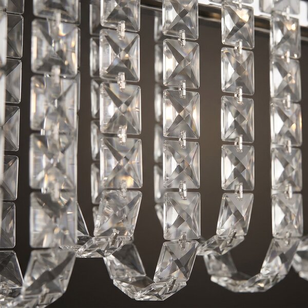 LED kristály függőlámpa SWE073-CP 60cm Chrome