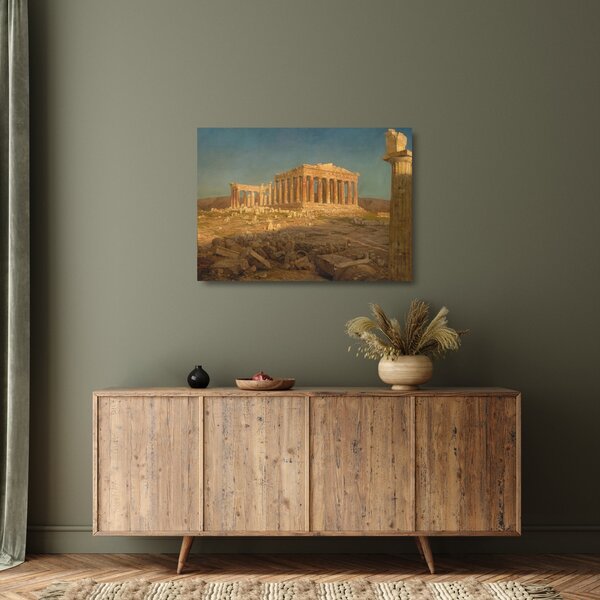 Üveg kép - Frederic Edwin Church, The Parthenon, reprodukciók (70x50 cm)