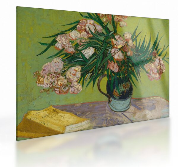 Üveg kép - Vincent van Gogh, Oleanders, reprodukciók (70x50 cm)