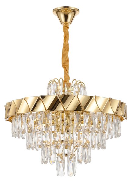 Kristály függőlámpa SWE076-CP 50cm GOLD