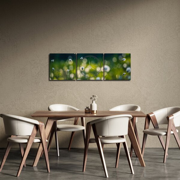 Kép - Fű (órával) (90x30 cm)