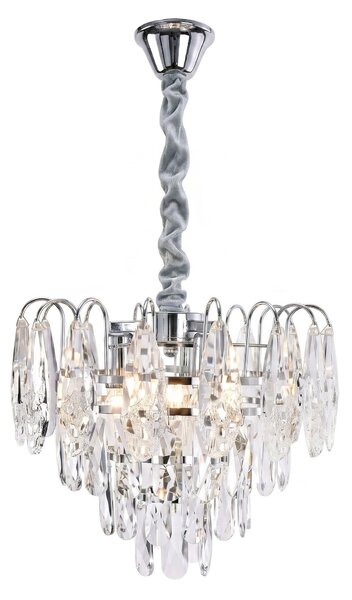 Kristály függőlámpa SWE077-CP 30cm Chrome