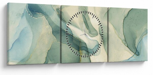 Kép - Tintaabsztrakció 3 (órával) (90x30 cm)