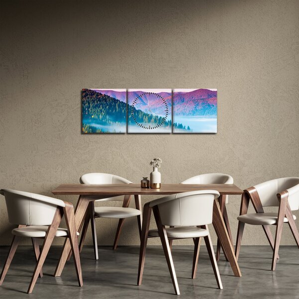 Kép - Panoráma 2 (órával) (90x30 cm)