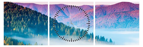 Kép - Panoráma 2 (órával) (90x30 cm)