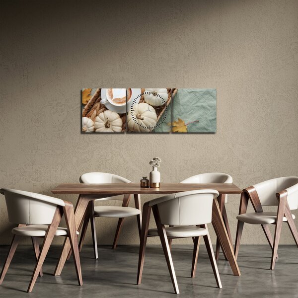 Kép - Őszi vacsora (órával) (90x30 cm)