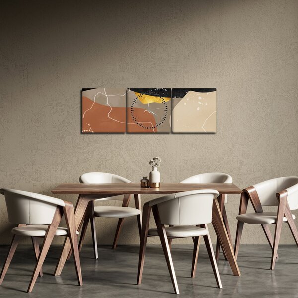 Kép - Absztrakció (órával) (90x30 cm)