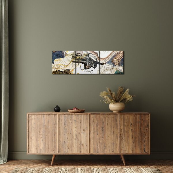 Kép - Design márvány (órával) (90x30 cm)