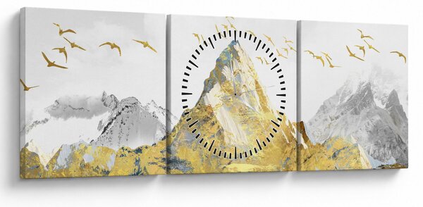 Kép - Zlatá hora (órával) (90x30 cm)