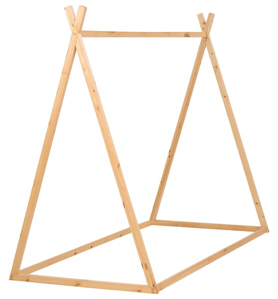 Gyerekágy Tipi Fenyő SAURAT 90 x 200 cm Világosbarna