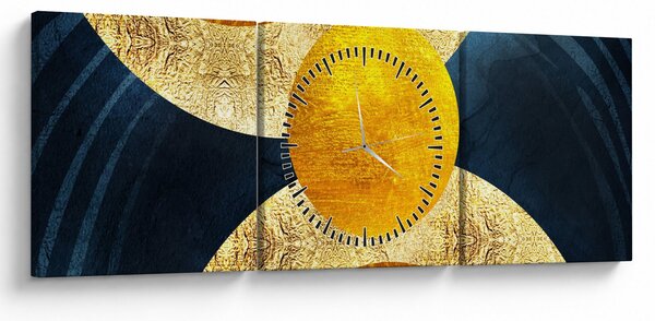 Kép - Körök (órával) (90x30 cm)