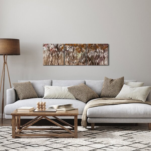 Kép - Fák (órával) (90x30 cm)