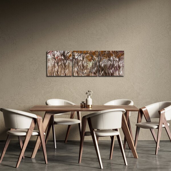 Kép - Fák (órával) (90x30 cm)