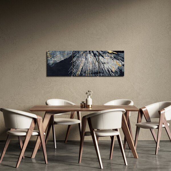 Kép - Absztrakció (órával) (90x30 cm)