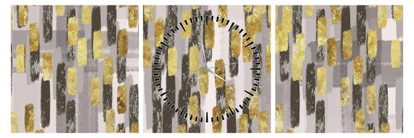 Kép - Modern dekoráció (órával) (90x30 cm)