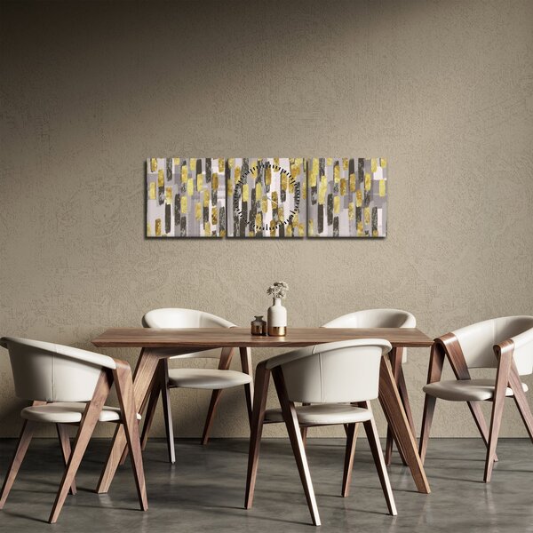 Kép - Modern dekoráció (órával) (90x30 cm)