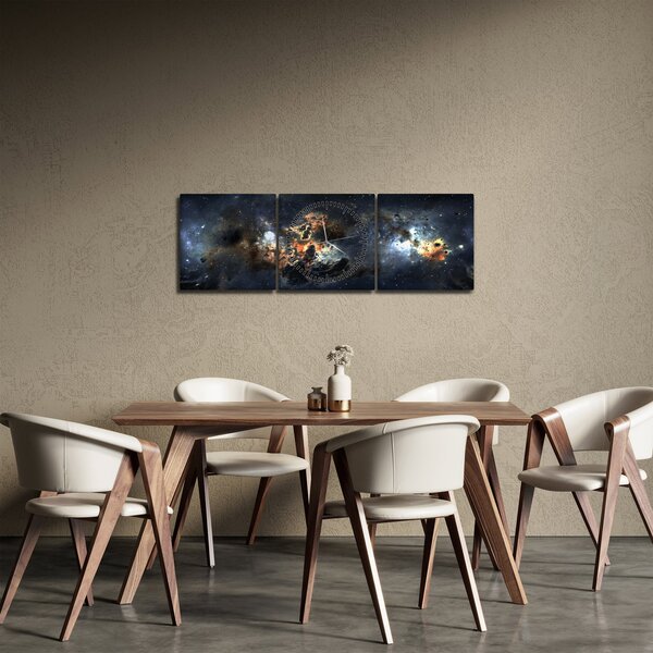 Kép - Az Univerzum a Nebulával (órával) (90x30 cm)