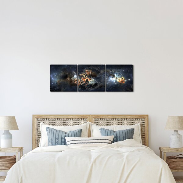 Kép - Az Univerzum a Nebulával (órával) (90x30 cm)