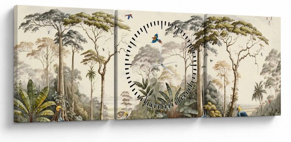 Kép - Amazonas esőerdő (órával) (90x30 cm)