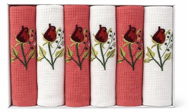 Konyhai törülköző Romance 6 db-os készlet