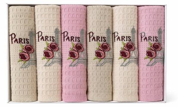 Konyhai törülköző Paris 6 db-os szett