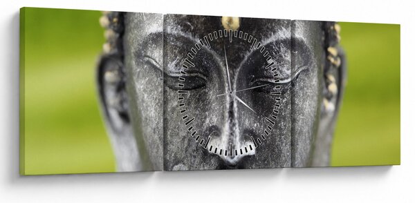Kép - Buddha szobor II. (órával) (90x30 cm)