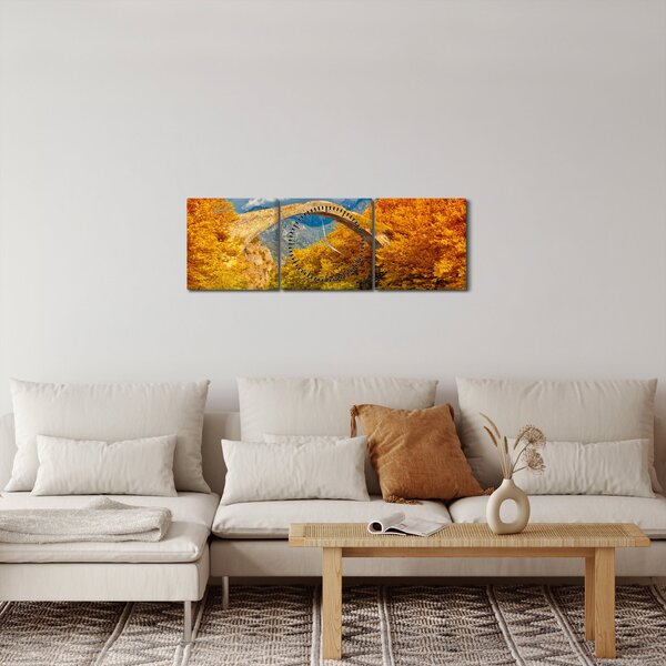 Kép - Konitsa híd (órával) (90x30 cm)