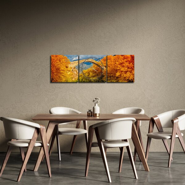 Kép - Konitsa híd (órával) (90x30 cm)