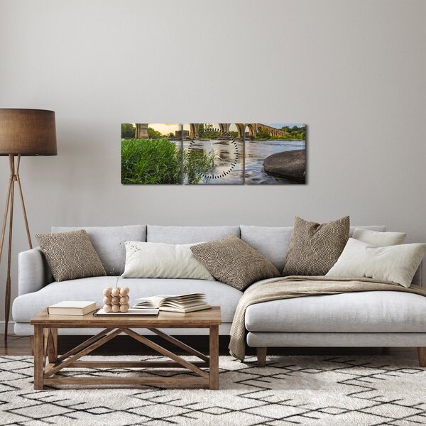 Kép - Richmond vasúti híd (órával) (90x30 cm)