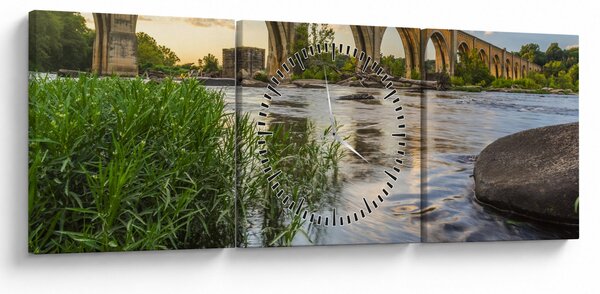 Kép - Richmond vasúti híd (órával) (90x30 cm)