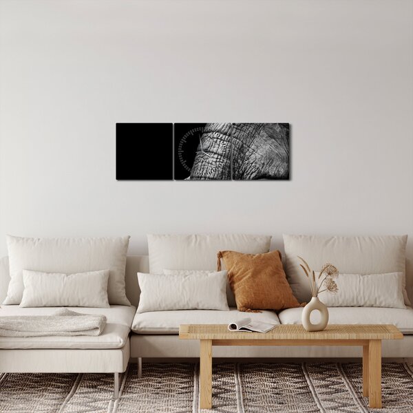 Kép - Elefánt agyar (órával) (90x30 cm)