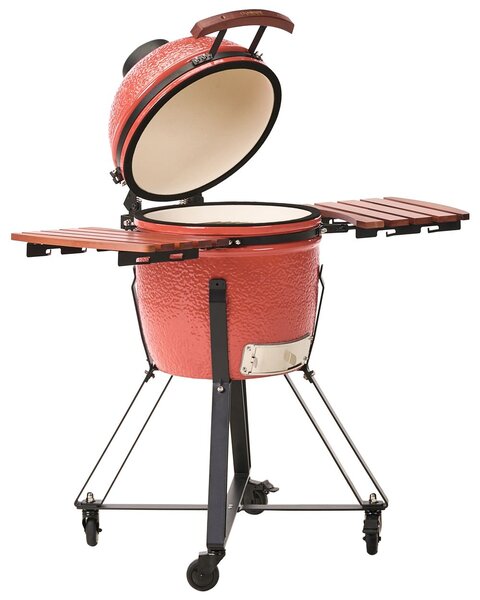 Faszén grill KAMADO Kerámia Piros