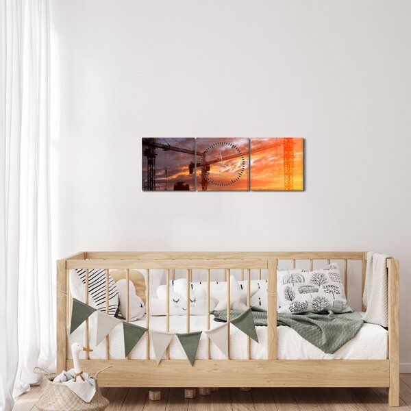 Kép - Építési terület (órával) (90x30 cm)