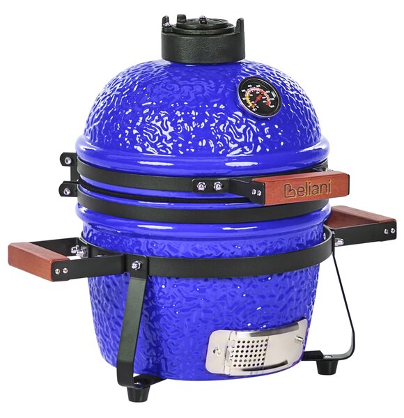 Mini grillező KAMADO Kerámia Kék
