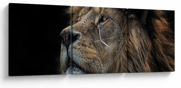 Kép - A fenséges oroszlán (órával) (90x30 cm)