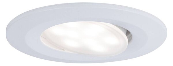 Paulmann Calla fehér, be-/kikapcsolható, irányítható, 4000 K, 9 cm, 3 darabos, Fehér / opál, Fürdőszoba, Műanyag, Modern