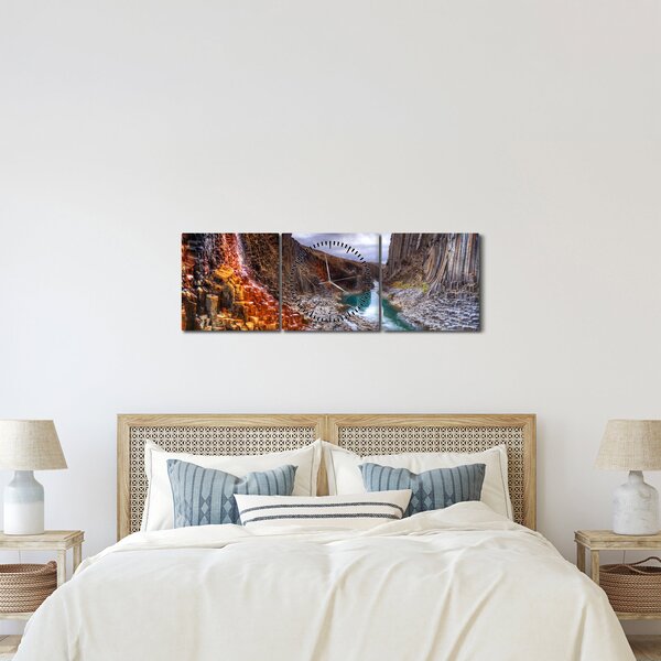 Kép - Studlagil kanyon (órával) (90x30 cm)