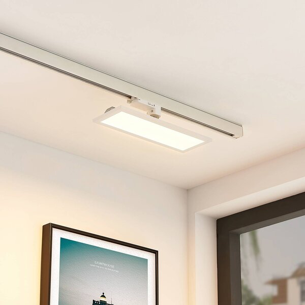 Arcchio Hairis 3-fázisú LED panel fehér 3000 K, Fehér / opál, Dolgozószoba / Iroda, Műanyag, Modern