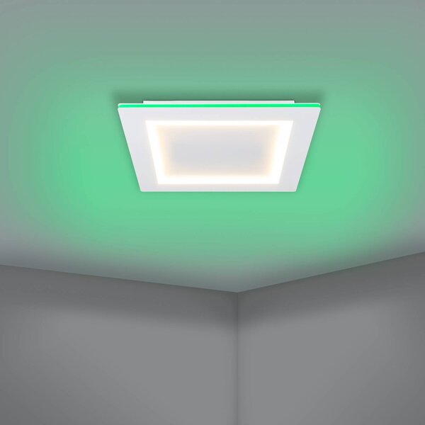 EGLO connect LED mennyezeti lámpa Padrogiano-Z 1 lámpa, 45 x cm, dimmelhető, Fehér / opál, Nappali / Étkező, fém, Modern