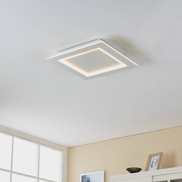 EGLO connect LED mennyezeti lámpa Padrogiano-Z 1 lámpa, 45 x cm, dimmelhető, Fehér / opál, Nappali / Étkező, fém, Modern