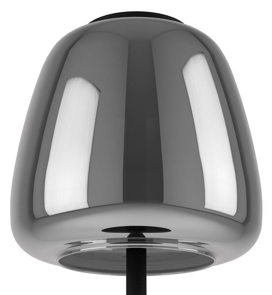 EGLO connect LED-es asztali lámpa Alfero-Z, RGB, CCT, fekete, dimmelhető, Fekete, Nappali / Étkező, fém, Modern